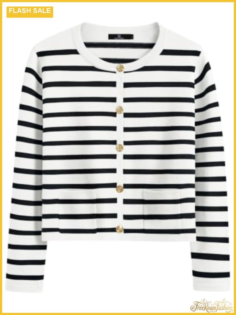 Women's Lightweight Button Front Cardigan Sweater with Pockets